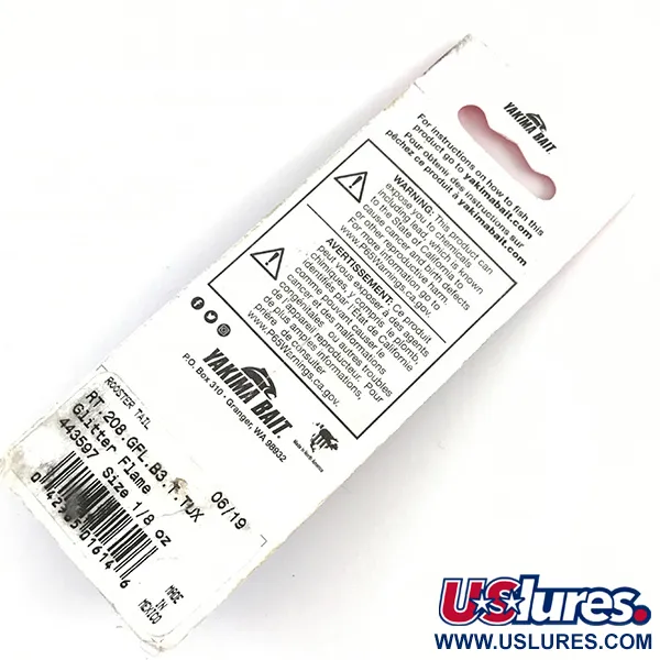 Yakima Bait Worden’s Original Rooster Tail, złoty/neonowy pomarańczowy, 3,6 g błystka obrotowa #4335