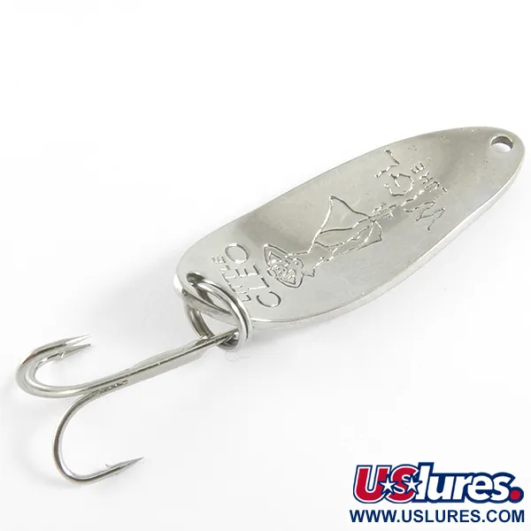 Seneca Little Cleo (Hula Girl), hologram nikiel/złoty, 10 g błystka wahadłowa #4341