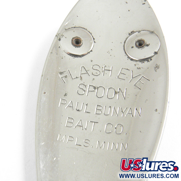  Paul Bunyan Flash eye spoon, nikiel/czerwone oczy, 21 g błystka wahadłowa #4353