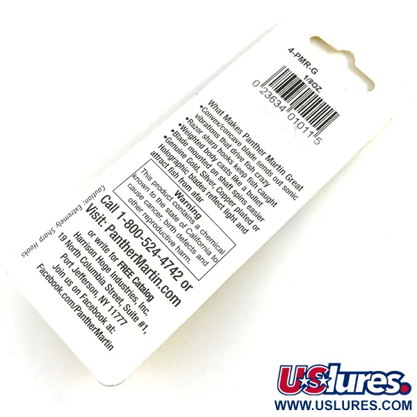  Panther Martin 4, złoto, 4 g błystka obrotowa #15720