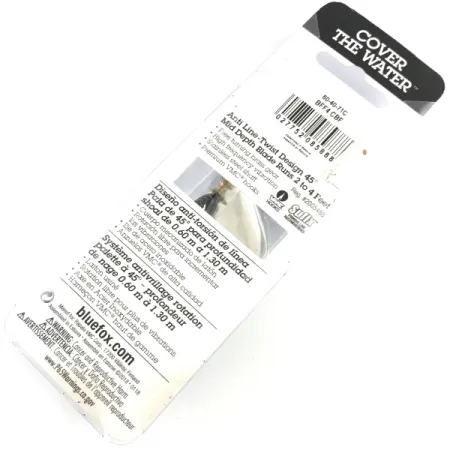 Blue Fox Super Vibrax 4 UV (świeci w ultrafiolecie), nikiel/czarny/żółty, 10 g błystka obrotowa #4367