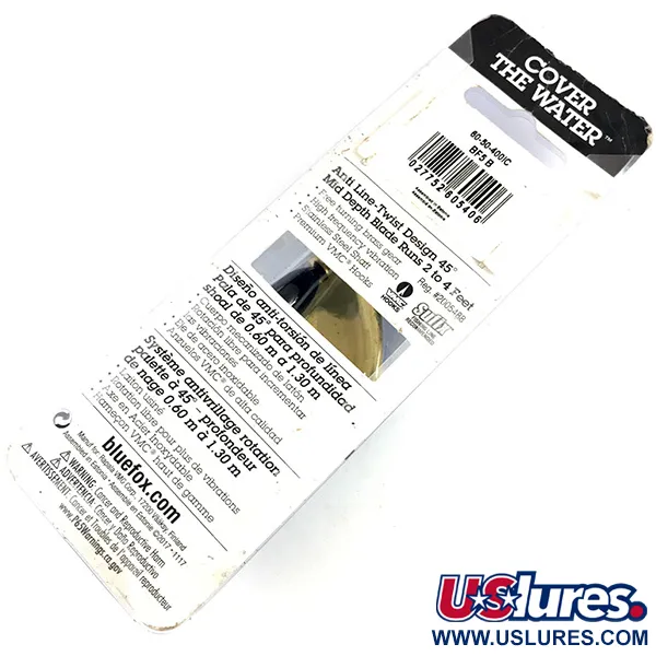 Blue Fox Super Vibrax 5, czarny, 13 g błystka obrotowa #4369