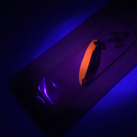 Acme Kastmaster UV (świeci w ultrafiolecie), nikiel/pomarańczowy UV - świeci w ultrafiolecie, 3,5 g błystka wahadłowa #17561