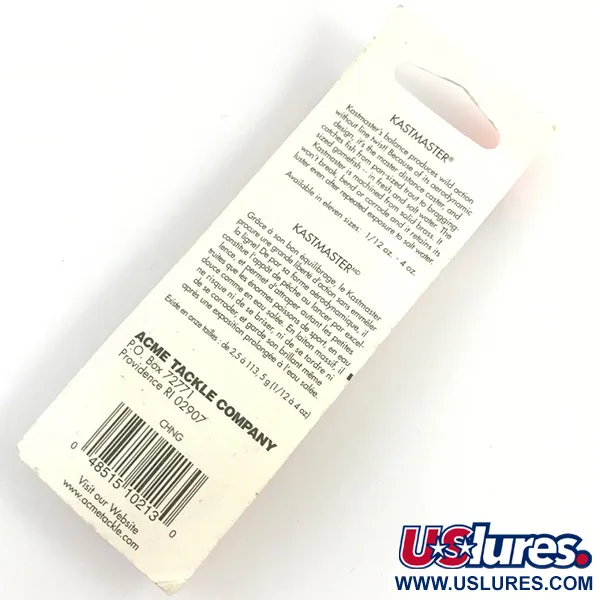 Acme Kastmaster, nikiel/zielony, 7 g błystka wahadłowa #4388