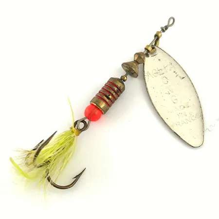 Mepps Aglia Long 2, srebrny/złoty brokat, 7,4 g błystka obrotowa #4421