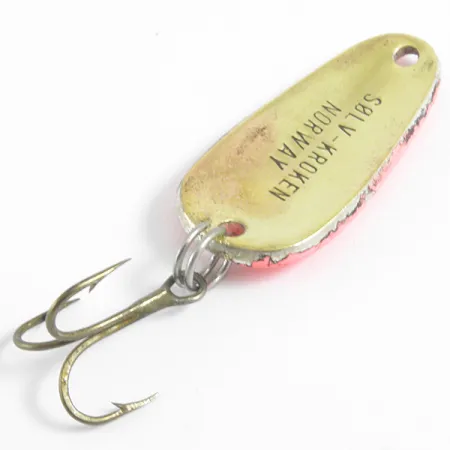 Sølvkroken, malinowy/złoty, 7 g błystka wahadłowa #4437