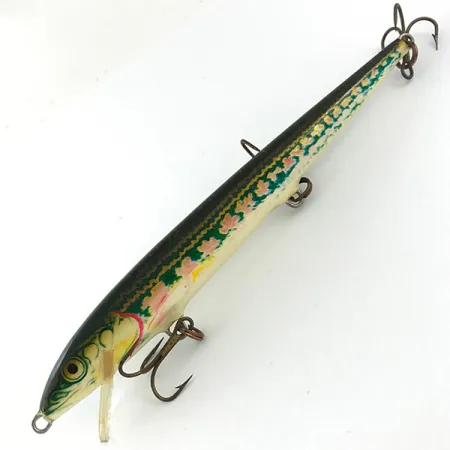 Rapala Original Floater, czerwony/złoty/zielony, 7 g wobler #4453