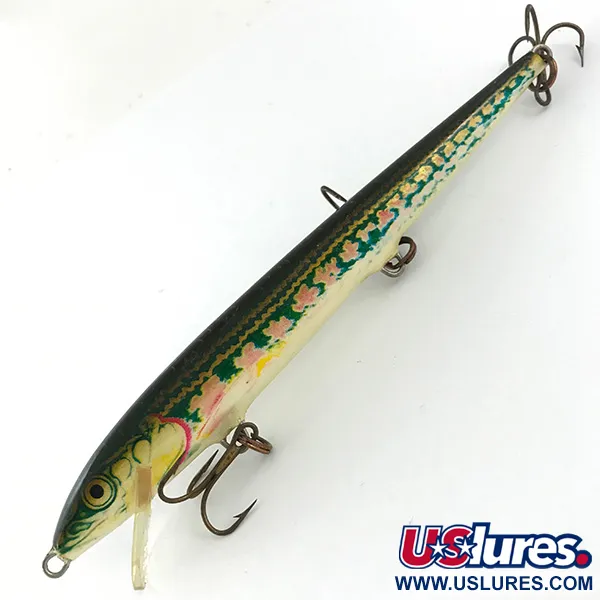 Rapala Original Floater, czerwony/złoty/zielony, 7 g wobler #4453