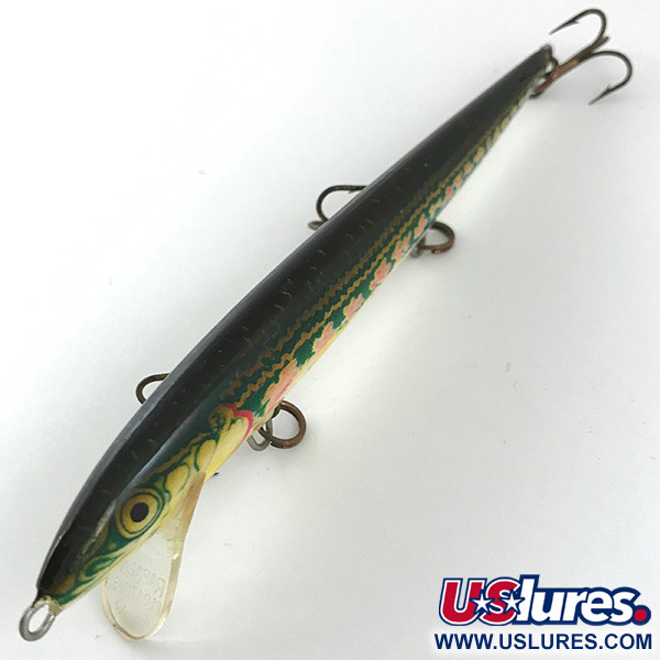  Rapala Original Floater, czerwony/złoty/zielony, 7 g wobler #4453