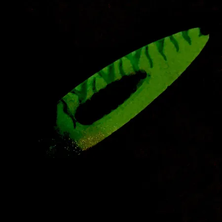 Blue Fox Bue Fox Trixee UV (świeci w ultrafiolecie i w ciemności), neon UV Glow - świeci w ciemności oraz w świetle ultrafioletowym, 12 g błystka wahadłowa #4477