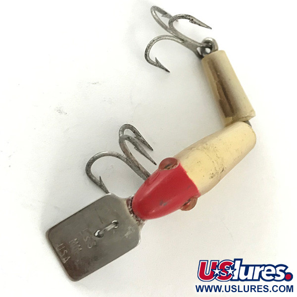 L&S Bait Mirro lure L&S Bait Company MirrOlure Bass-master, czerwony/biały, 2 g wobler #4484