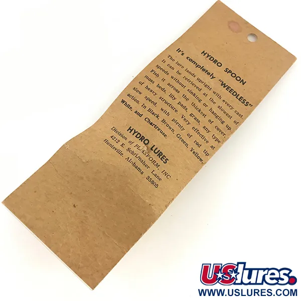 Hydro Lures Błystka antyzaczepowa Hydro Spoon, żółty, 17 g błystka wahadłowa #4550