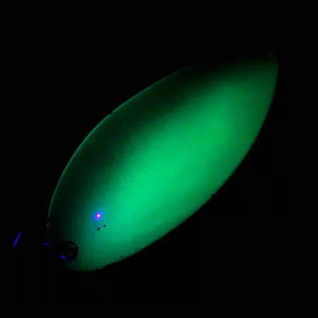 Acme Little Cleo UV (świeci w ultrafiolecie), żółty/zielony/nikiel, 21 g błystka wahadłowa #4564