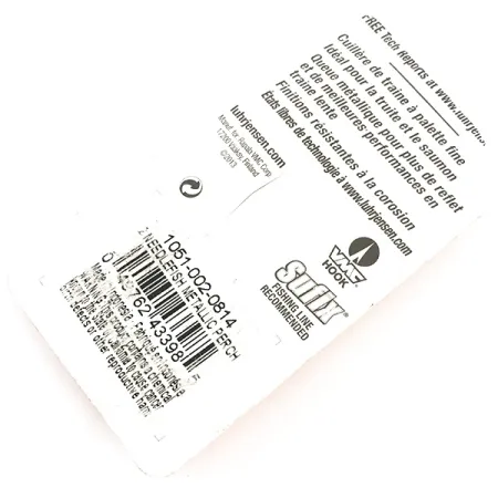 Luhr Jensen Needlefish 2, Fire Tiger (Ognisty Tygrys), 3 g błystka wahadłowa #5808