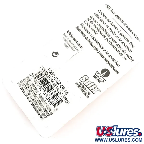 Luhr Jensen Needlefish 2, Fire Tiger (Ognisty Tygrys), 3 g błystka wahadłowa #4567