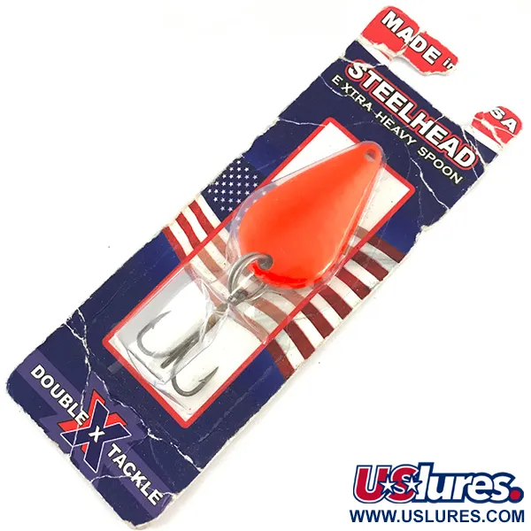 Rainbow Plastics Steelhead UV (świeci w ultrafiolecie), neonowy pomarańczowy, 14 g błystka wahadłowa #4571