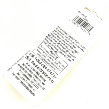 Panther Martin 4, złoto, 4 g błystka obrotowa #4583