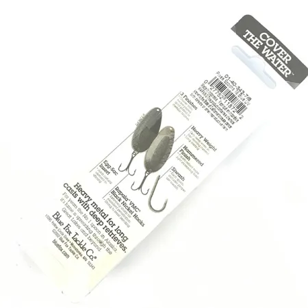 Blue Fox Pixee, młotkowany nikiel/niebieski, 24 g błystka wahadłowa #4588