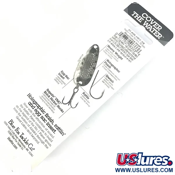  Blue Fox Rattlin Pixee UV (świeci w ultrafiolecie), niebiesko-żółty, 24 g błystka wahadłowa #4590