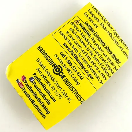 Panther Martin 2​ UV (świeci w ultrafiolecie), pstrąg (trout), 2,5 g błystka obrotowa #4603