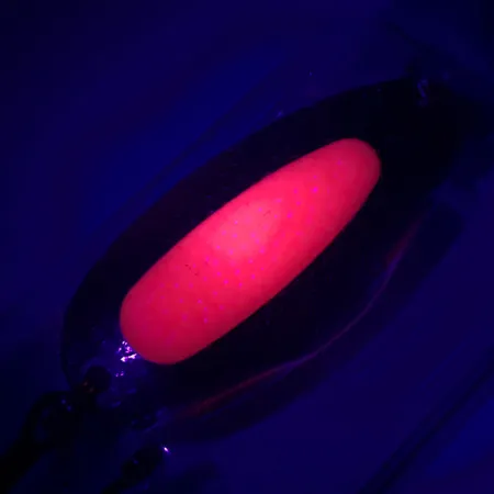 Blue Fox Pixee UV (świeci w ultrafiolecie), neonowy różowy/młotkowanе złoto, 24 g błystka wahadłowa #4618