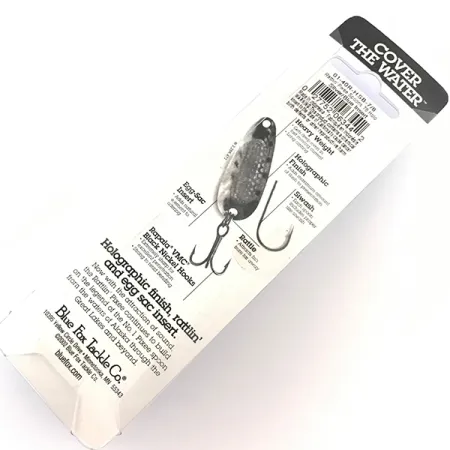 Blue Fox Rattlin Pixee, tęczowy śledź/niebieski, 24 g błystka wahadłowa #4620