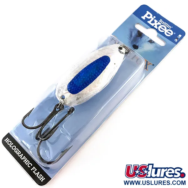  Blue Fox Rattlin Pixee, tęczowy śledź/niebieski, 24 g błystka wahadłowa #4620