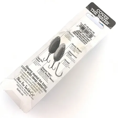 Blue Fox Pixee UV (świeci w ultrafiolecie), młotkowany nikiel/niebieski, 24 g błystka wahadłowa #4621