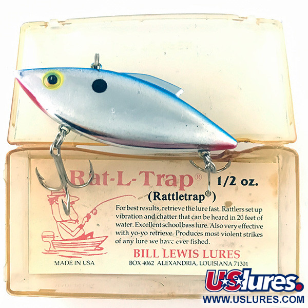  Bill Lewis Rat-L-Trap, srebro, 14 g wobler #4623