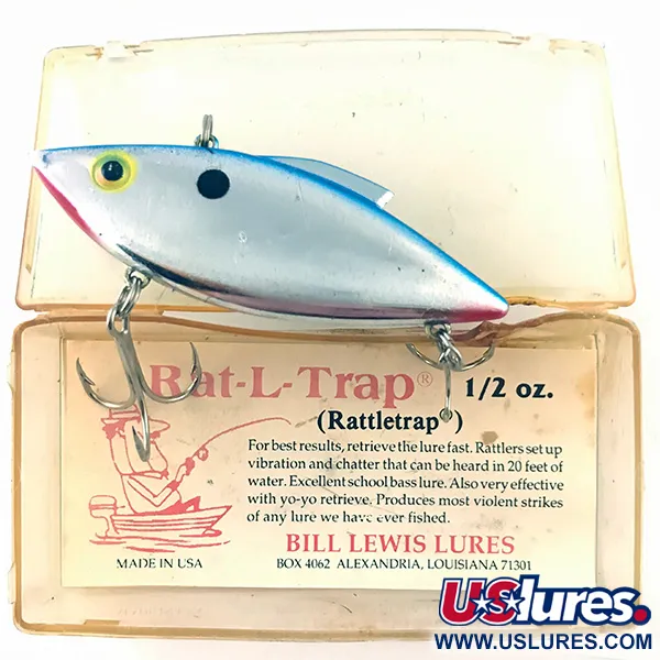  Bill Lewis Rat-L-Trap, srebro, 14 g wobler #4623