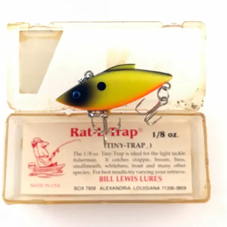 Bill Lewis Rat-L-Trap UV (świeci w ultrafiolecie), neonowy żółty, 5 g wobler #4624