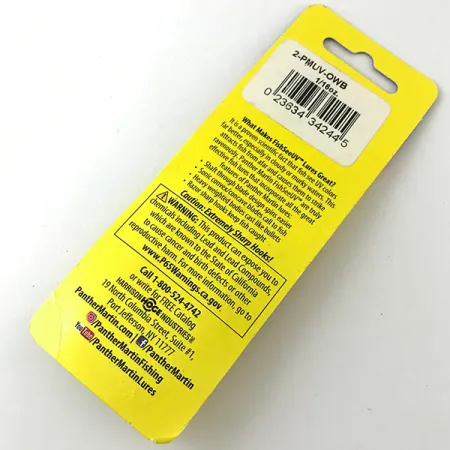 Panther Martin 2​ UV (świeci w ultrafiolecie), tęcza, 2,5 g błystka obrotowa #4638