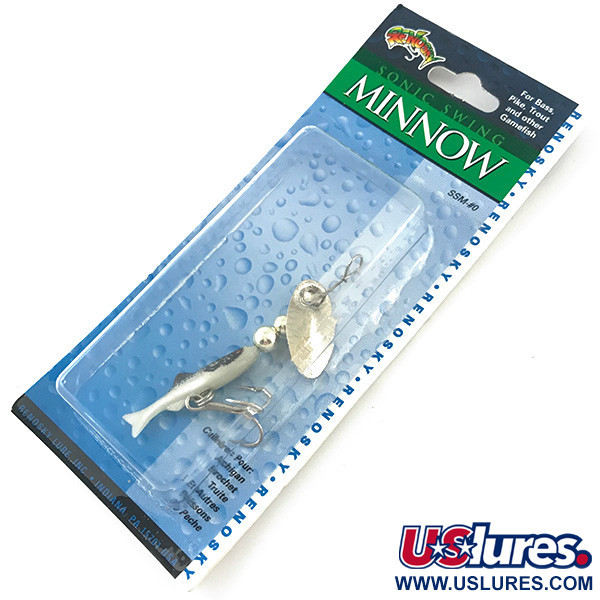 Renosky Lures Renosky Sonic Swing Minnow 0, srebro, 2 g błystka obrotowa #4639