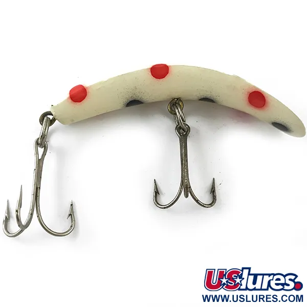 Yakima Bait Worden Flatfish, biały/czerwony/czarny, 9 g wobler #4658