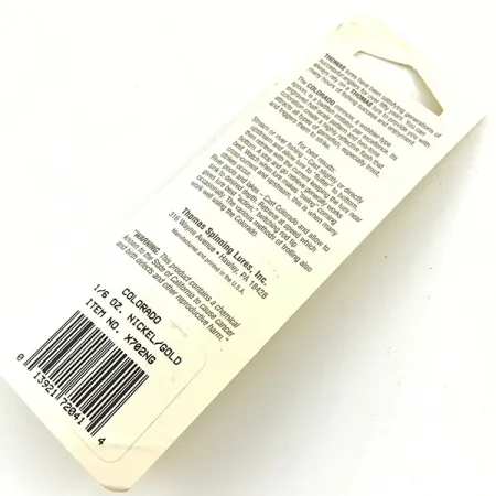 Thomas Colorado, złoto/nikiel, 5 g błystka wahadłowa #4665