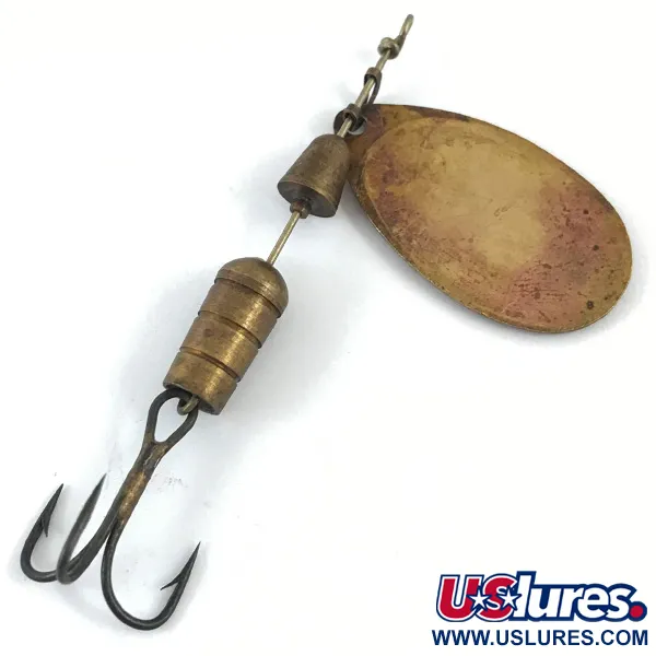  Mepps Aglia 3 - model Mepps z lat 1950-tych, złoto, 7 g błystka obrotowa #4672