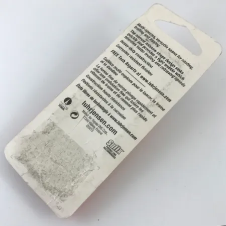 Luhr Jensen Krocodile DIE #3, nikiel młotkowany/czerwony, 10 g #4681