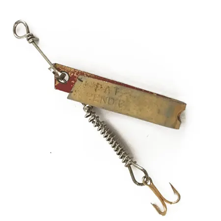 South Bend Super Duper 500, mosiądz/czerwony, 1,4 g błystka wahadłowa #4684