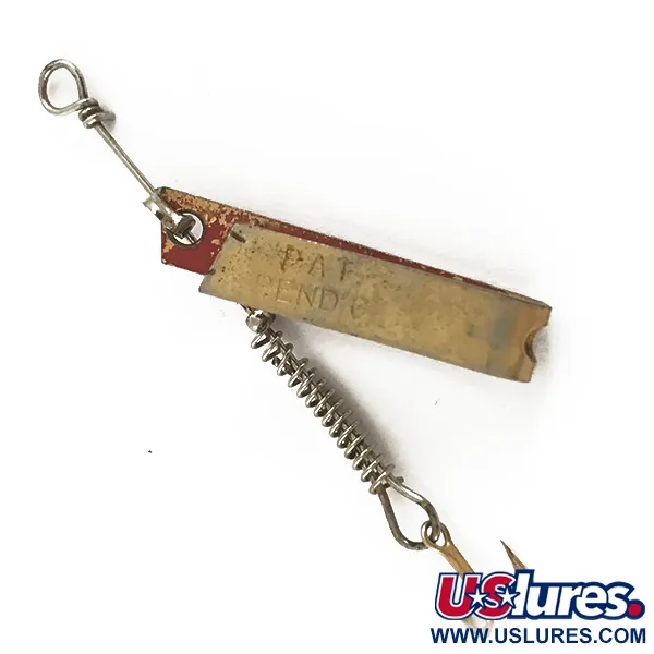 South Bend Super Duper 500, mosiądz/czerwony, 1,4 g błystka wahadłowa #4684