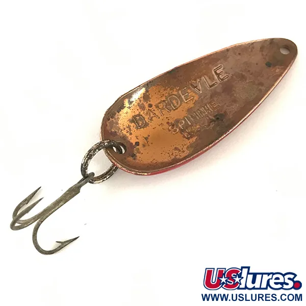 Eppinger Dardevle Spinnie, czerwony/biały/miedziany, 9 g błystka wahadłowa #4696