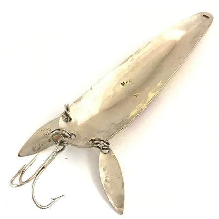 Marathon ze skrzydełkami, nikiel/złoto/czerwony, 17 g błystka wahadłowa #4700