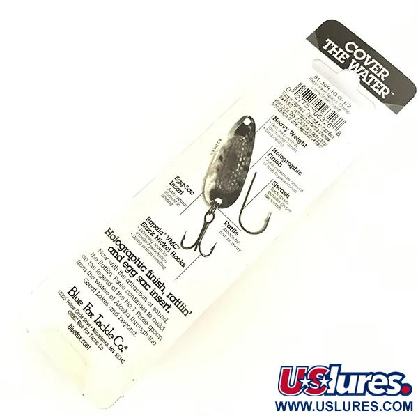  Blue Fox Rattlin Pixee UV (świeci w ultrafiolecie), tęczowy śledź/zielony/UV - świeci w świetle ultrafioletowym, 14 g błystka wahadłowa #4737