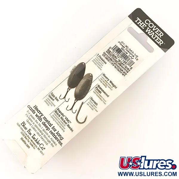  Blue Fox Pixee, młotkowany nikiel/niebieski, 14 g błystka wahadłowa #4748