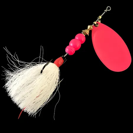 Mepps Aglia 4 dressed UV (świeci w ultrafiolecie), różowy, 10 g błystka obrotowa #4751