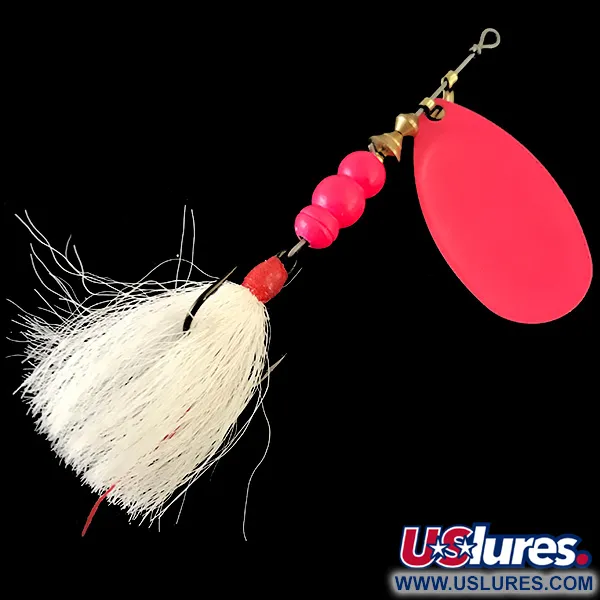  Mepps Aglia 4 dressed UV (świeci w ultrafiolecie), różowy, 10 g błystka obrotowa #4751