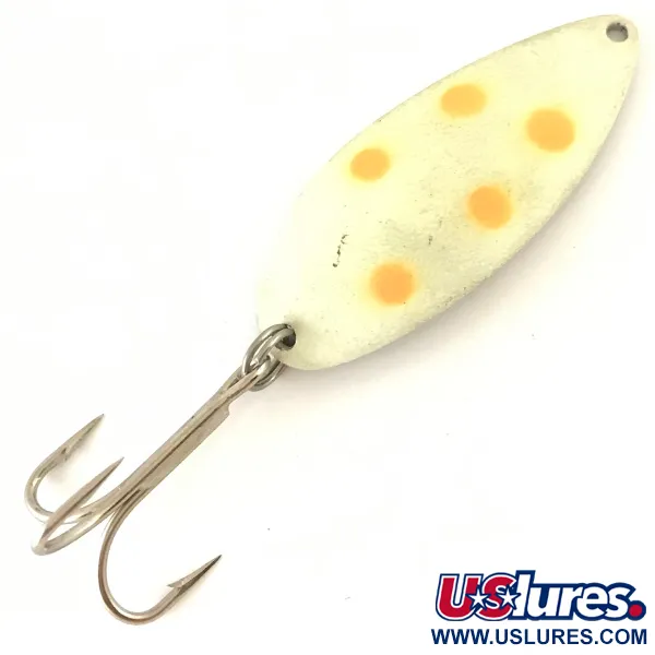  Acme Little Cleo (świeci w ciemności), biały Glow - świeci w ciemności/nikiel, 21 g błystka wahadłowa #4789