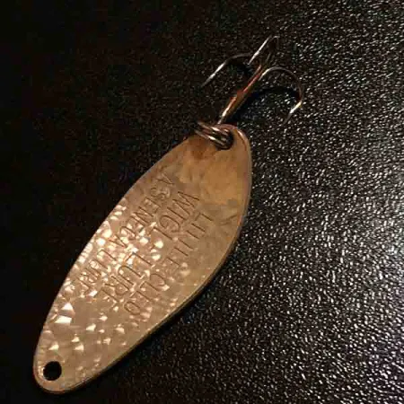 Seneca Little Cleo Crystal, Crystal (złote łuski, potłuczone szkło) - rzadki kolor, 7 g błystka wahadłowa #11405