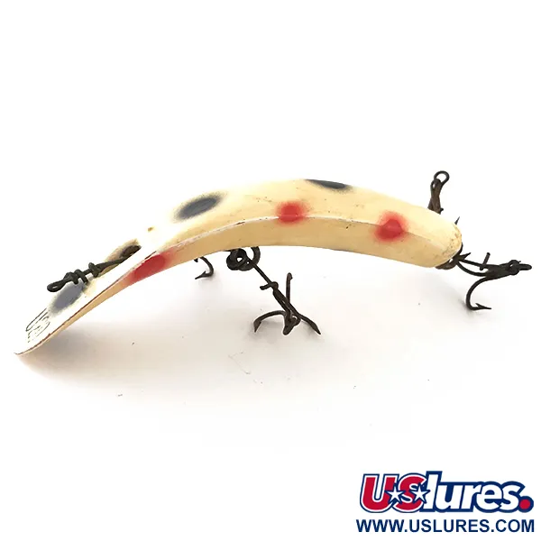 Yakima Bait Worden Flatfish, biały/czerwony/czarny, 9 g wobler #4791