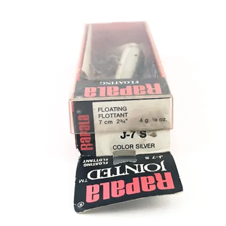 Rapala Jointed J-7, srebro, 4 g wobler #4792