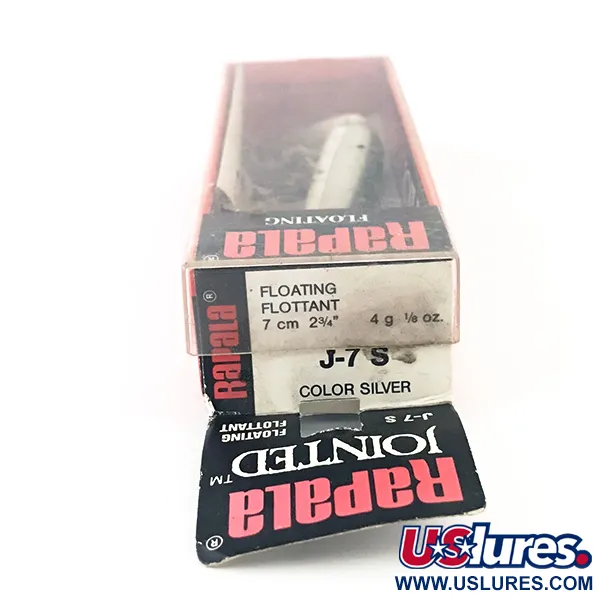 Rapala Jointed J-7, srebro, 4 g wobler #4792